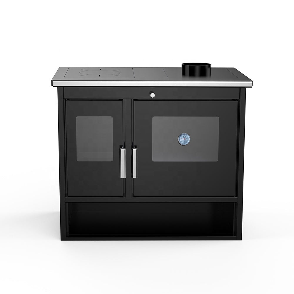 Wood Stove with Oven – 11.5kW High - Efficiency Steel Wood - Burning Heater & Cooker RC1201A - with | Sold by Uncle Wiener's Wholesale