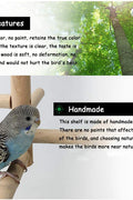 Wooden Bird Playground & Perch Stand – Natural Wood Training & Exercise Gym for Parakeets, Lovebirds & Cockatiels | BG7283 - with | Sold by Uncle Wiener's Wholesale