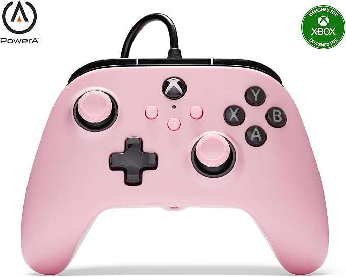 Xbox Core Wireless Gaming Controller – Bluetooth Controller for Xbox Series X|S, Xbox One, PC, Android and iOS - Electronics with Pink by PowerA | Sold by Uncle Wiener's Wholesale