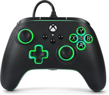 Xbox Core Wireless Gaming Controller – Bluetooth Controller for Xbox Series X|S, Xbox One, PC, Android and iOS - Electronics with Black/LED by PowerA | Sold by Uncle Wiener's Wholesale