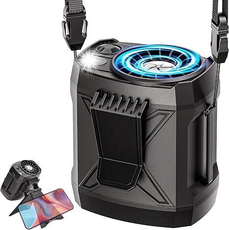Yamokizy 4 - in - 1 Rechargeable Portable Waist Fan 3000mAh - Electronics with | Sold by Uncle Wiener's Wholesale